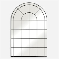 Grantola Black Arch Iron Mirror