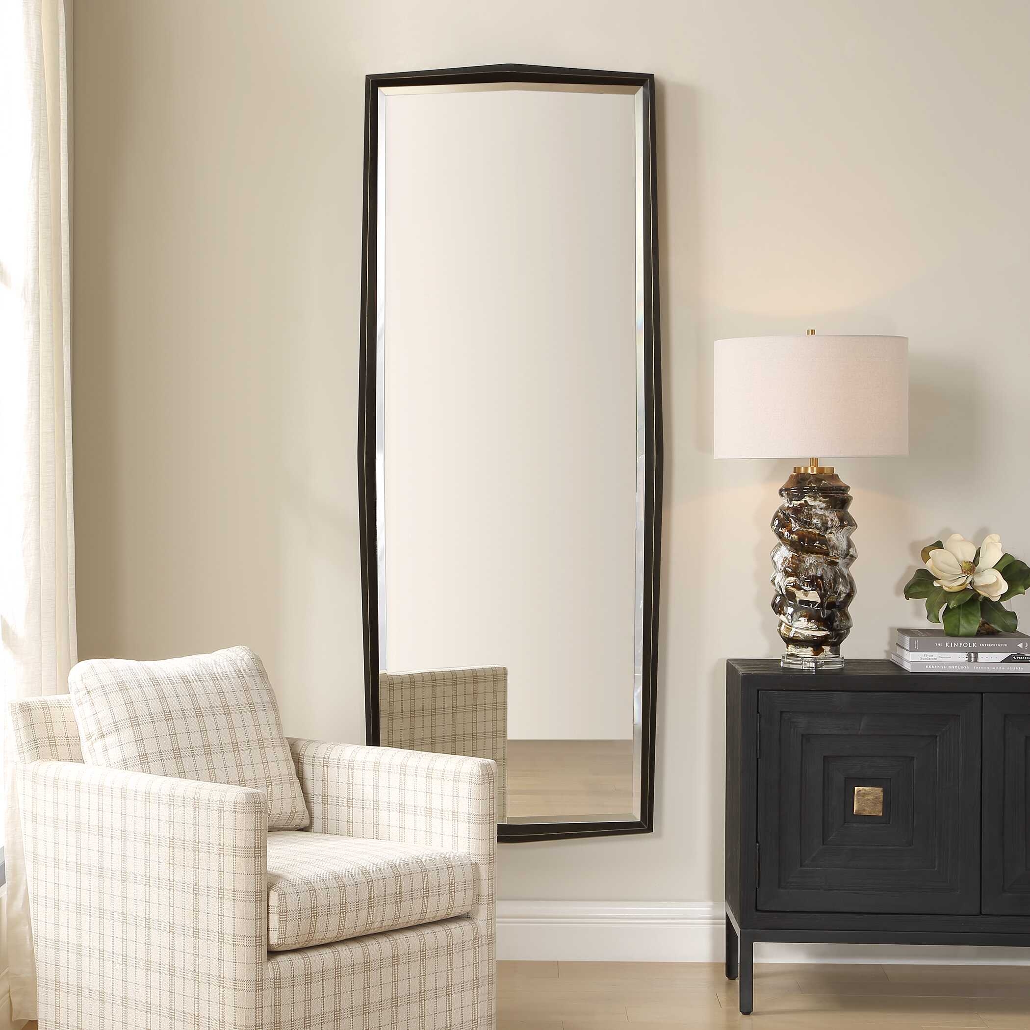 Uttermost On Point On Point Tall Bronze Mirror