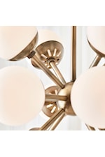 Uttermost Droplet Mid-Century Modern 16-Light Sputnik Chandelier