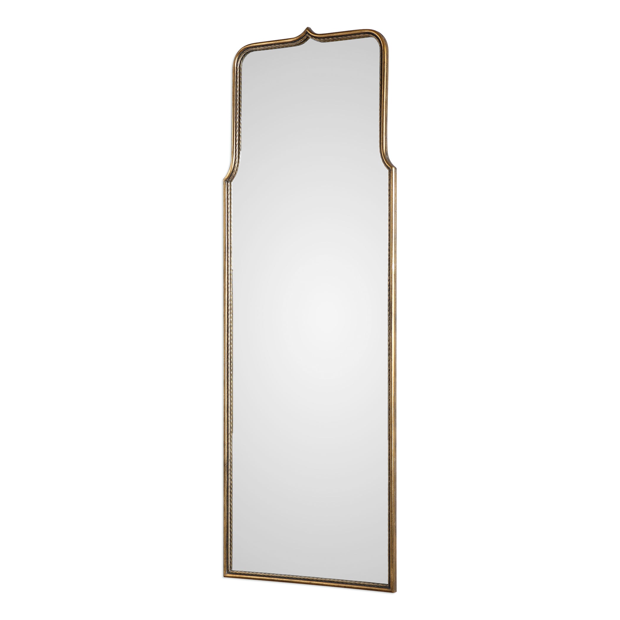 Adelasia Antiqued Gold Mirror