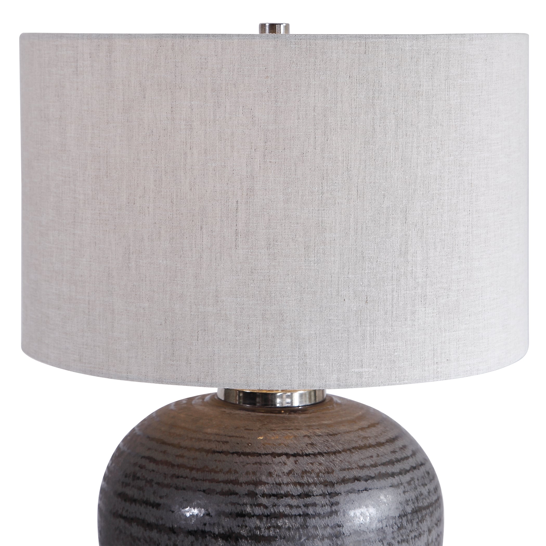 Uttermost Table Lamps Mikkel Charcoal Table Lamp
