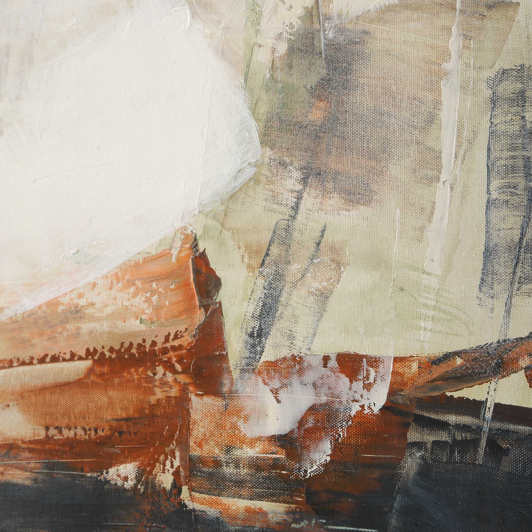 Uttermost Outburst Outburst Hand Painted Modern Art