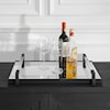 Uttermost Deki Deki Black Mirrored Tray