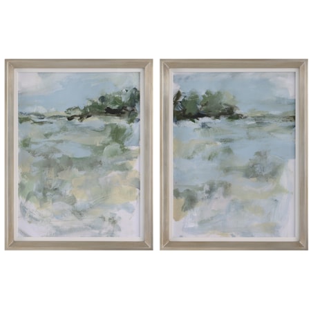 Far Away View Framed Prints Set/2