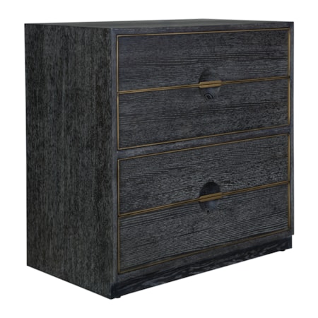 Besos 4 Drawer Walnut Chest