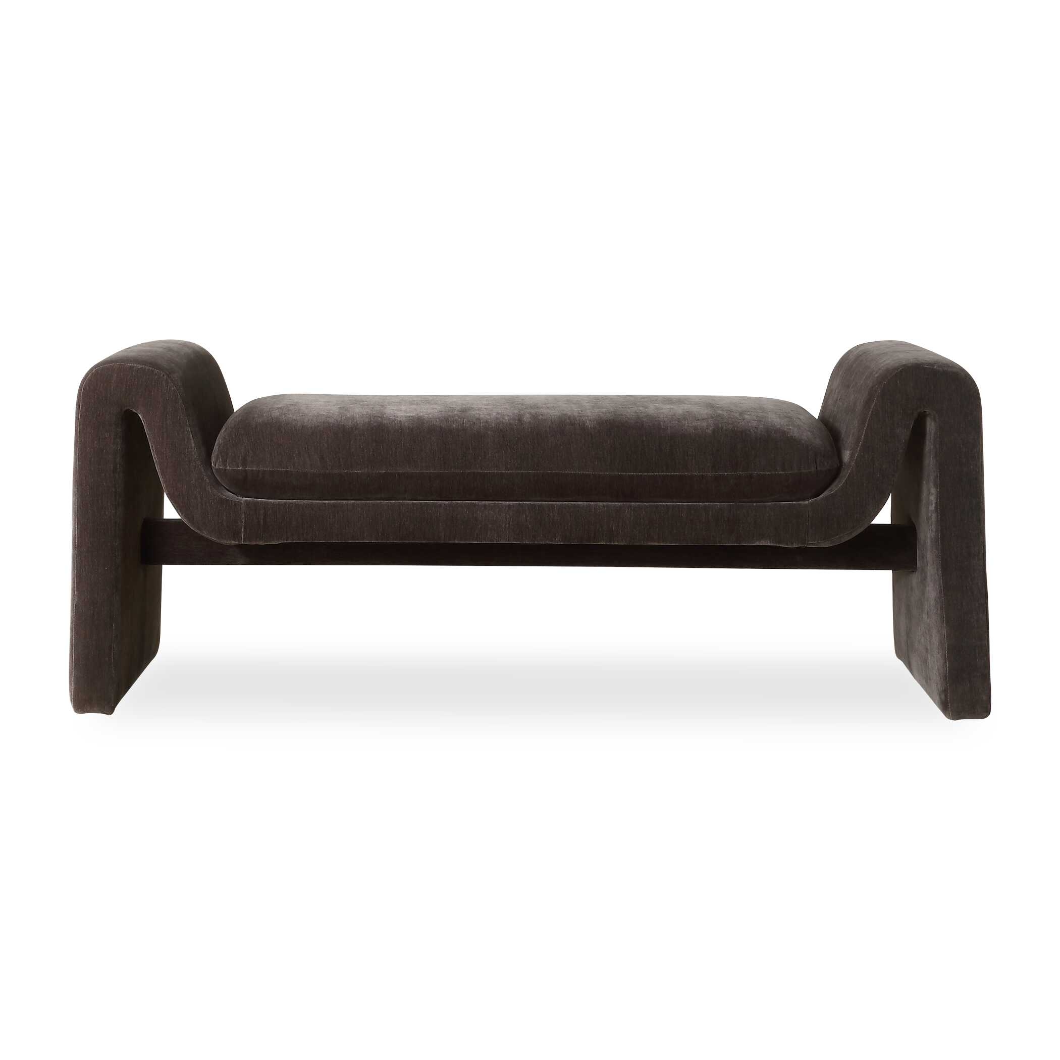 Manson Modern Charcoal Bench