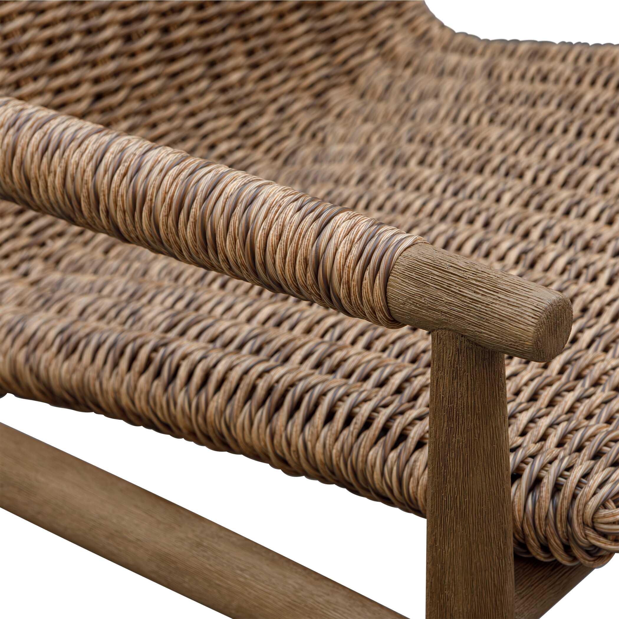 Uttermost Sumba Sumba Golden Flax Outdoor Lounge Chair