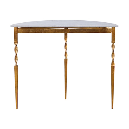 Imelda Demilune Console Table