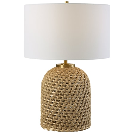 Kendari Rope & Rattan Table Lamp