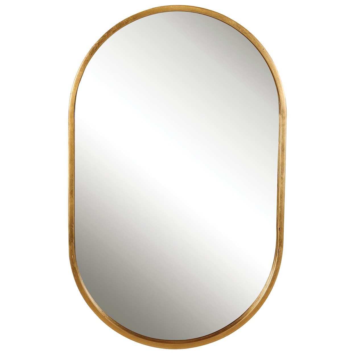 Uttermost Mirrors - Oval Varina Minimalist Gold Oval Mirror