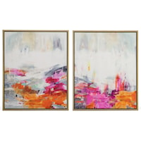 Color Theory Framed Abstract Art Set/2