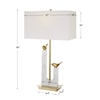 Uttermost Songbirds Table Lamp with Brass Plated Iron Base