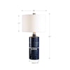 Uttermost Table Lamps Thalia Royal Blue Table Lamp