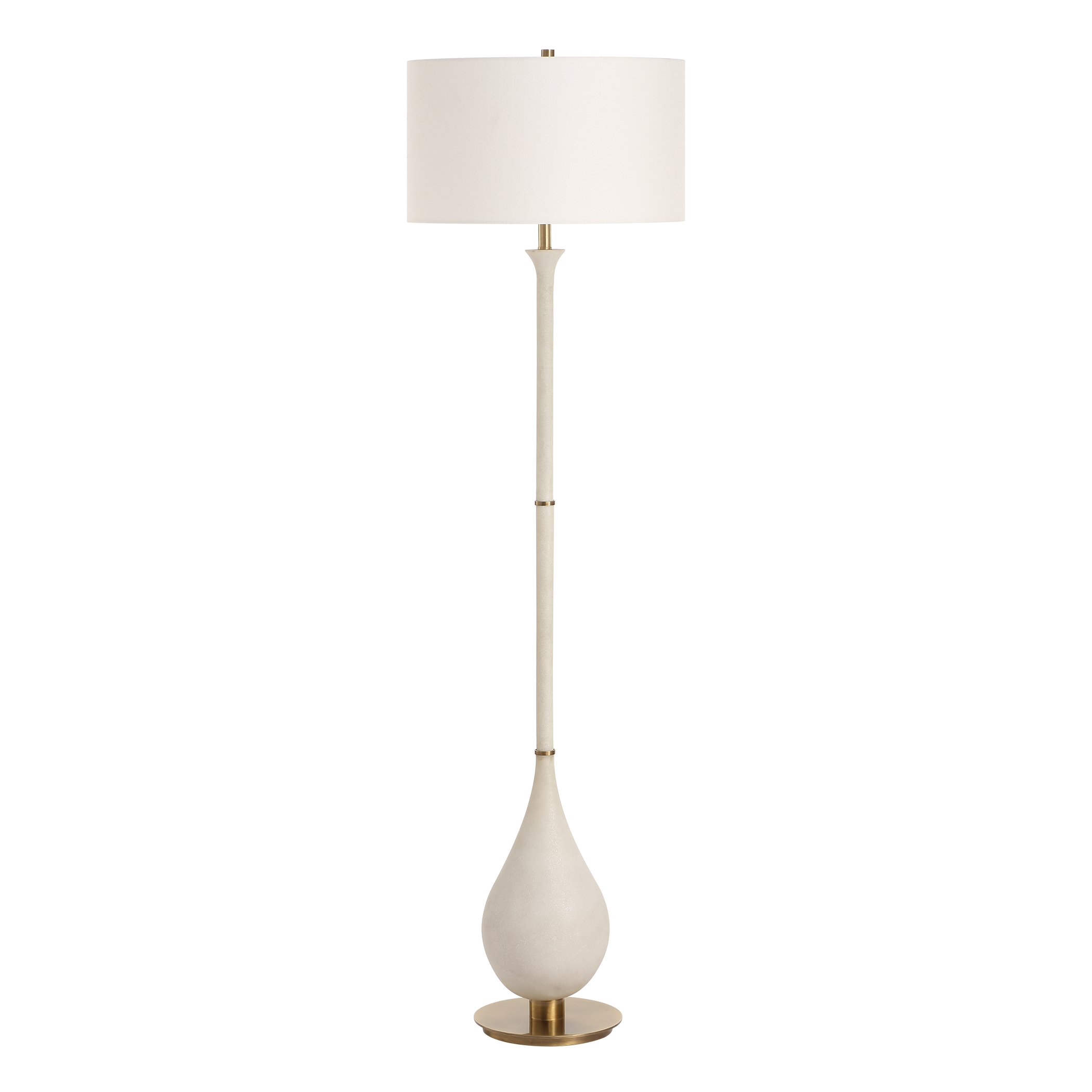 Dewdrop Ivory Floor Lamp