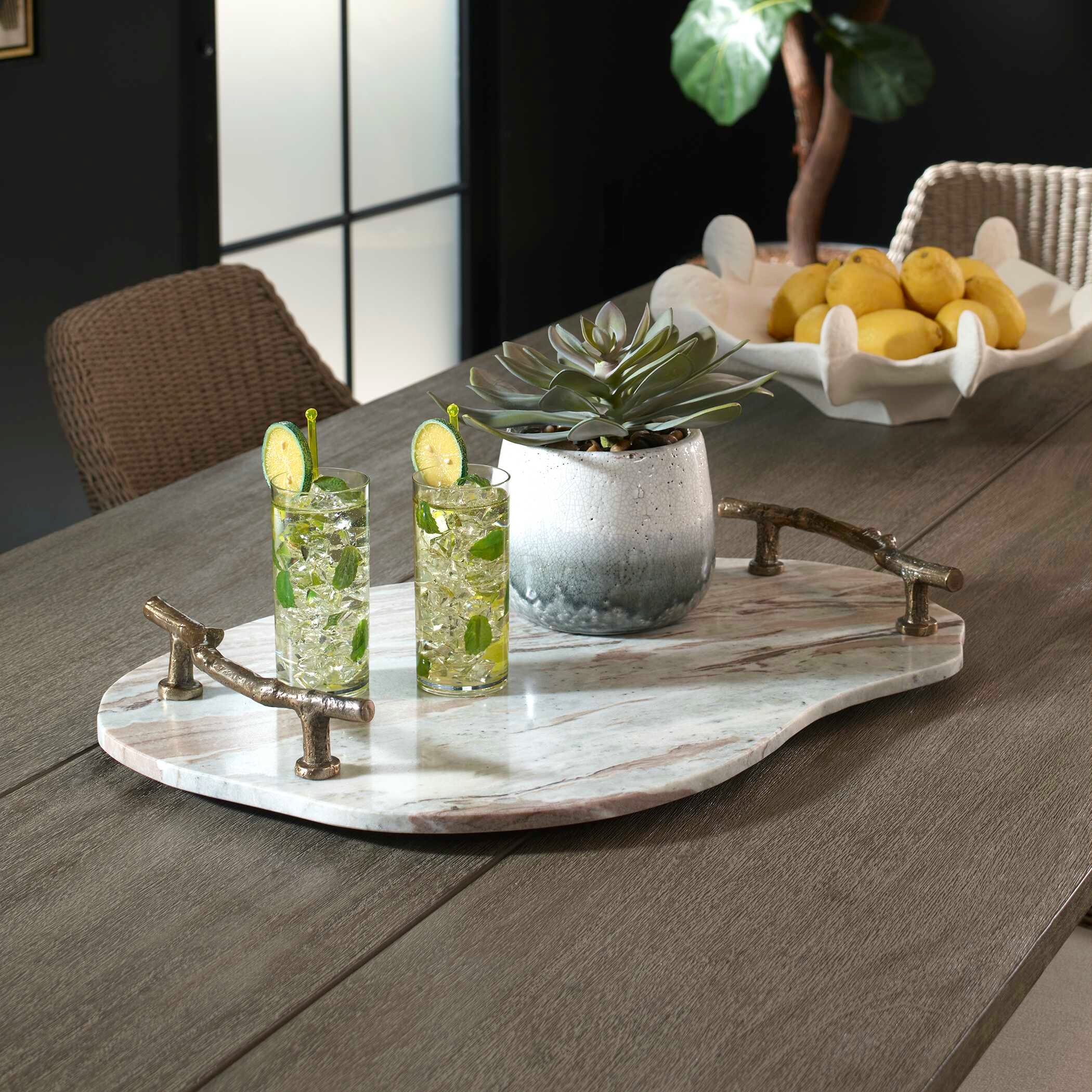 Uttermost Stone And Twig Stone And Twig Indoor-Outdoor Tray