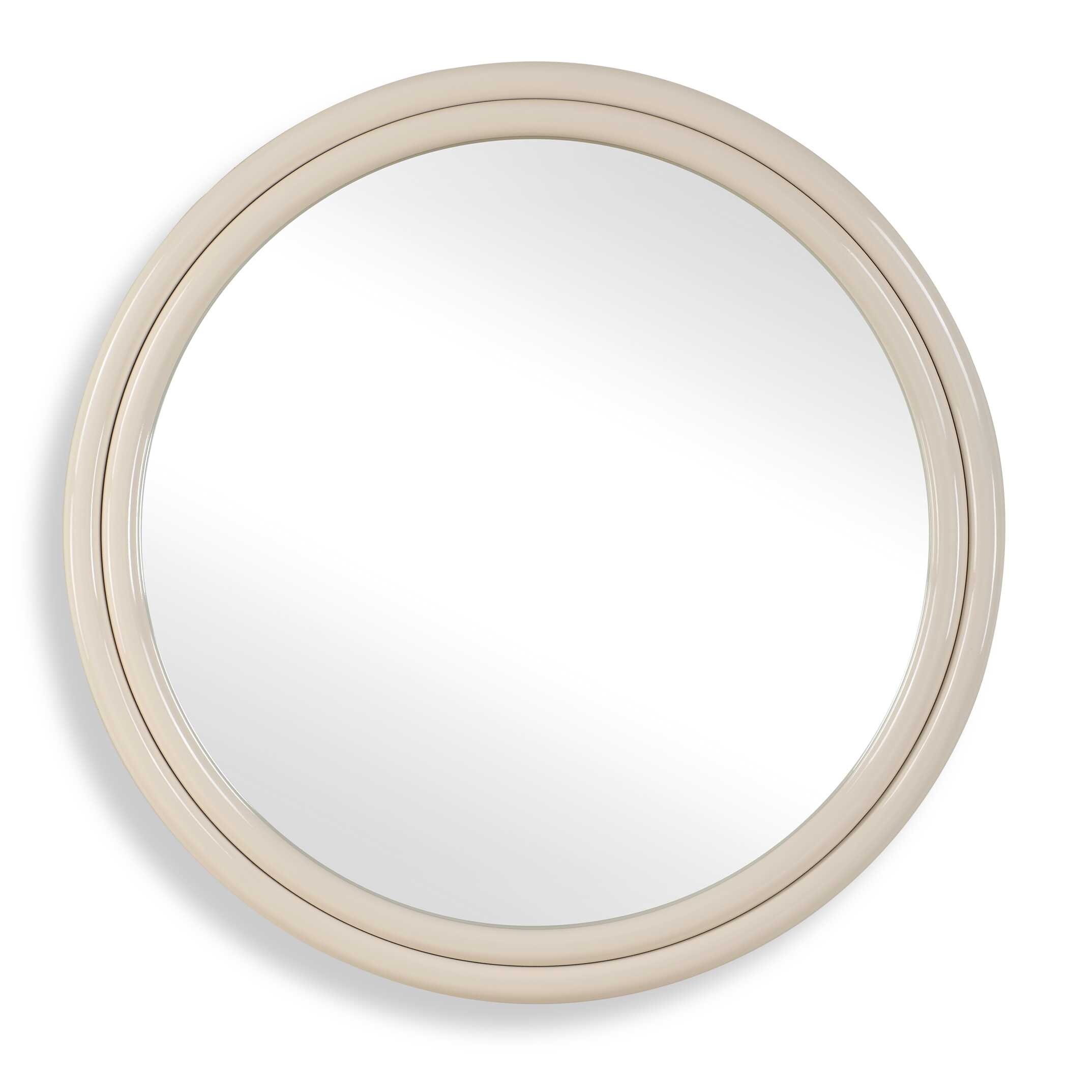 Florian Warm White Round Mirror