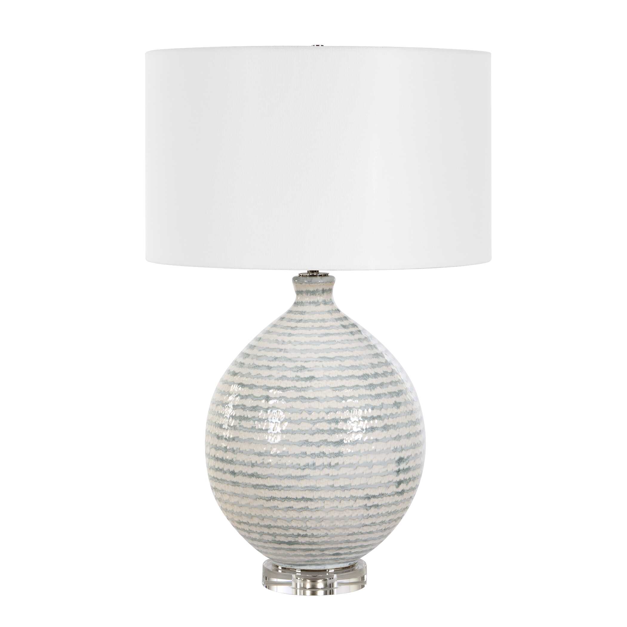 Uttermost Clary Clary Horizontally Striped Table Lamp