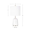 Uttermost Table Lamps Eloise White Marble Table Lamp