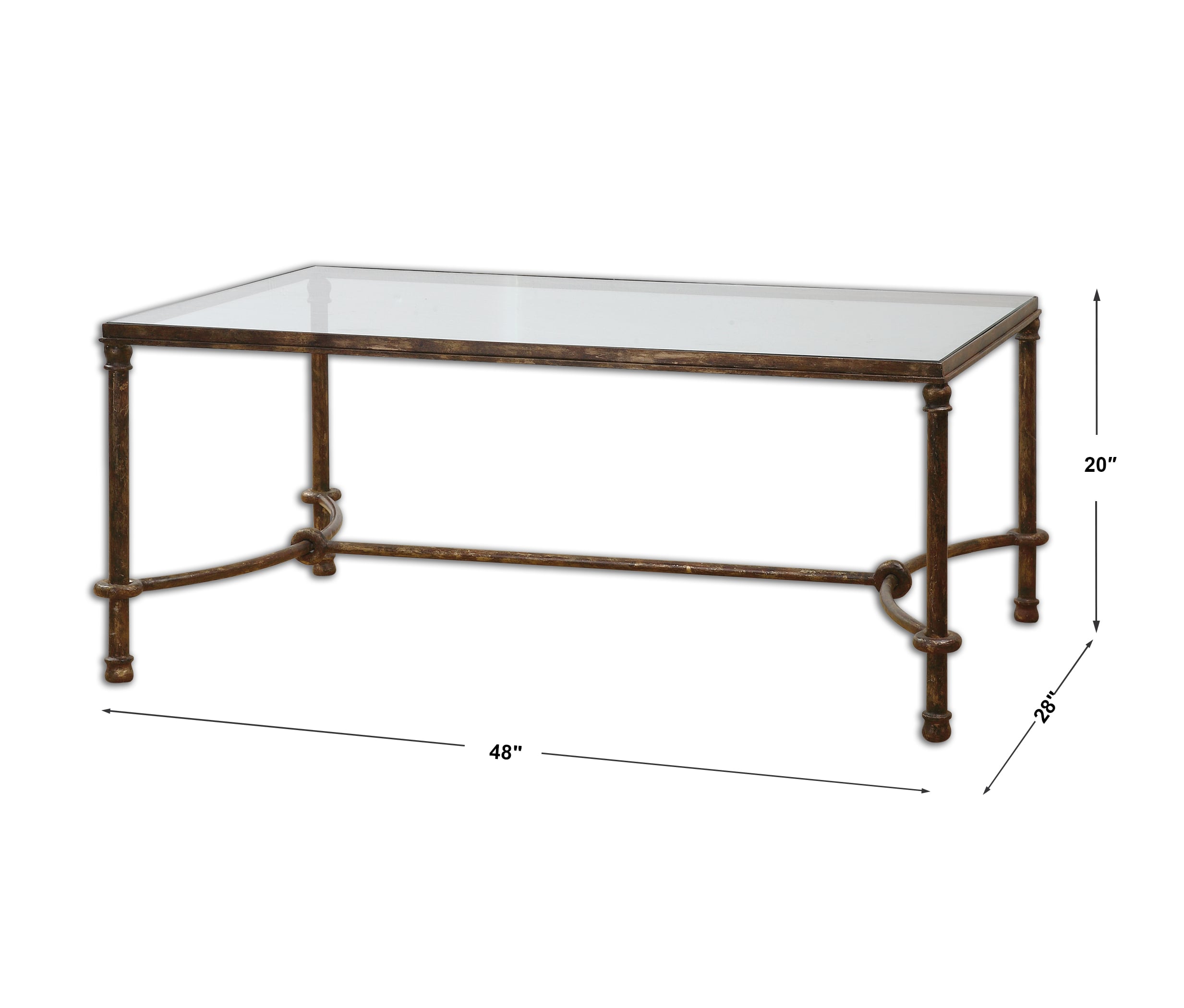 Uttermost Accent Furniture - Occasional Tables Warring Iron Coffee Table
