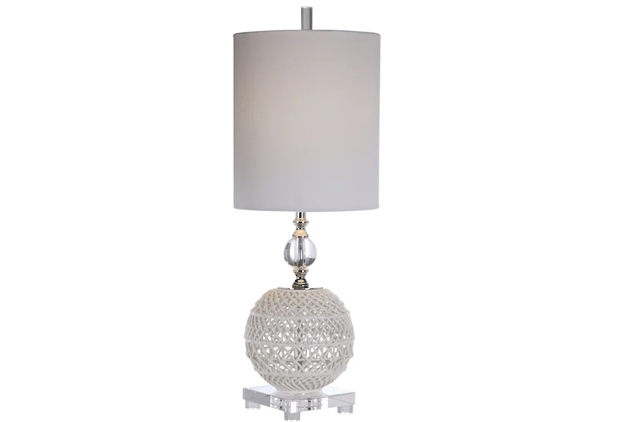 Buffet Lamps Mazarine Open Ceramic Buffet Lamp by Uttermost at Janeen's Furniture Gallery