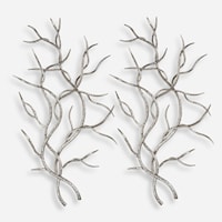 Silver Branches (Set of 2)