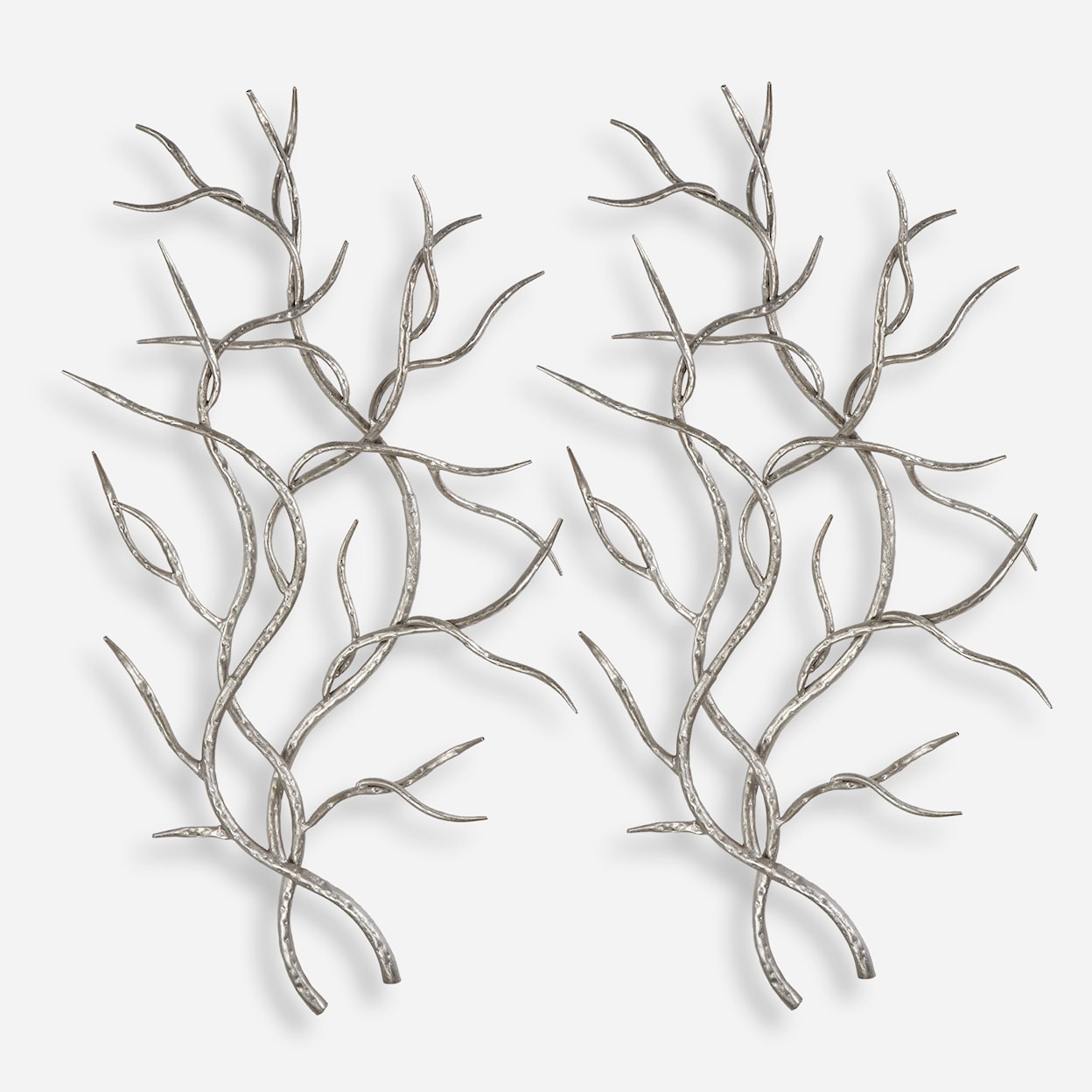 Uttermost Alternative Wall Decor Silver Branches (Set of 2)