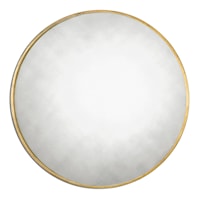 Junius Round Gold Mirror