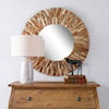 Uttermost Teak Branch Teak Branch Natural Round Mirror