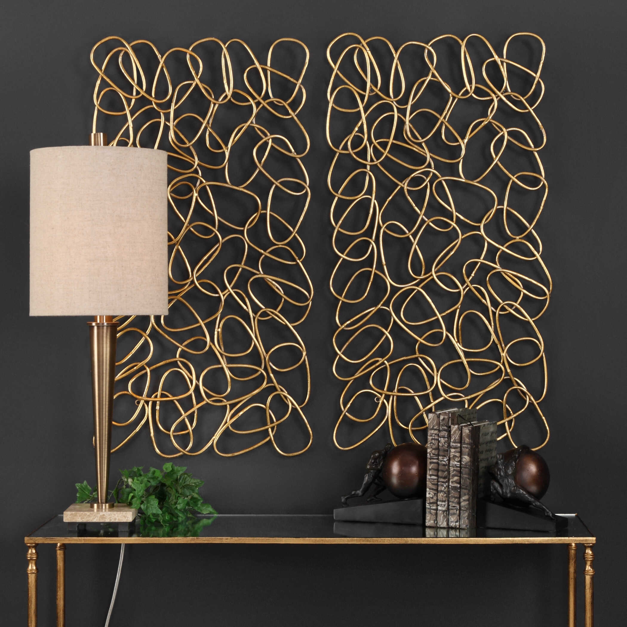 Uttermost In The Loop In The Loop Gold Wall Art
