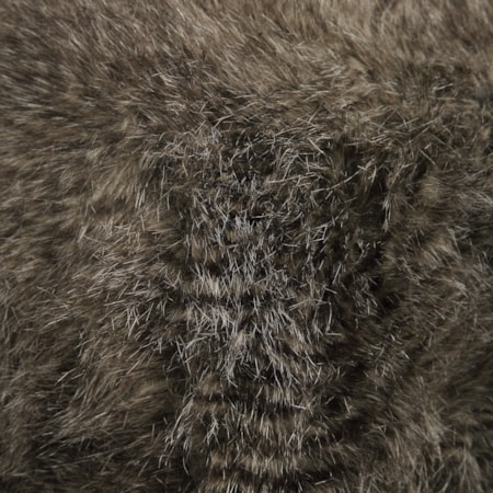 Jayna Fur Ottoman