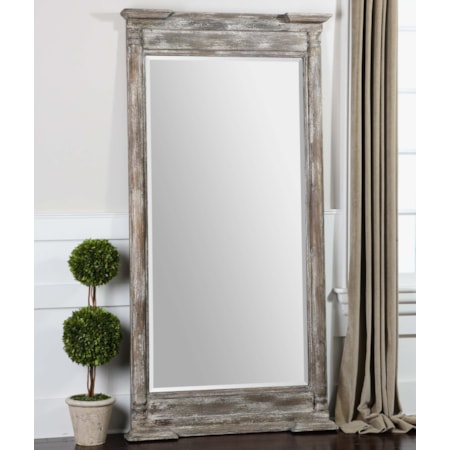 Valcellina Wooden Leaner Mirror