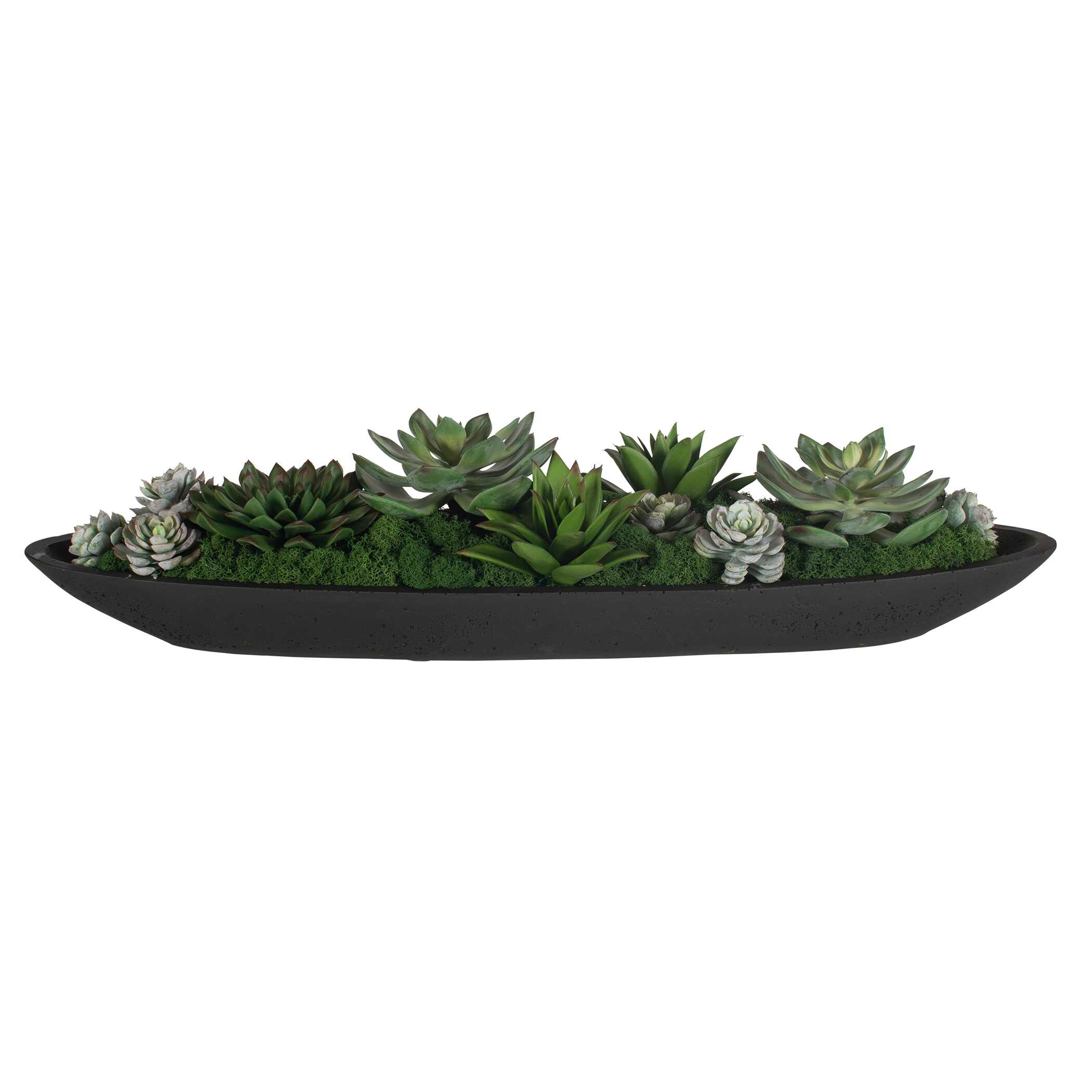 Uttermost Verde Verde Succulent Centerpiece In Bowl