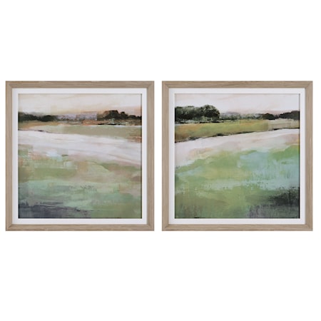 Vivid Vista Framed Prints Set/2