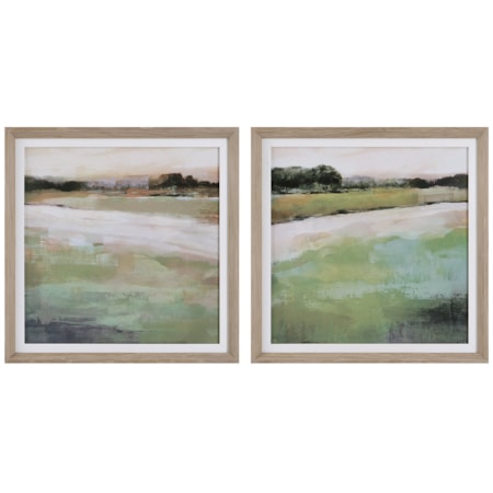 Vivid Vista Framed Prints Set/2