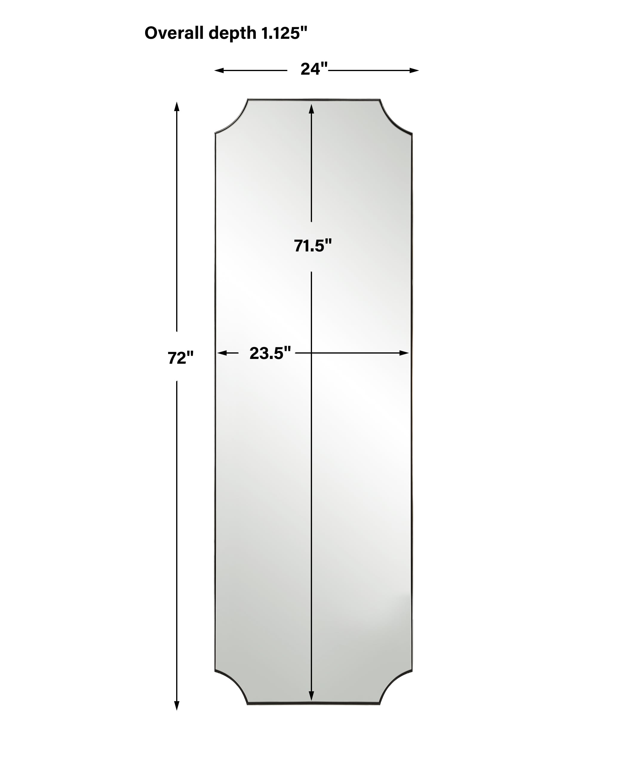 Uttermost Lennox Lennox Nickel Tall Mirror