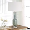 Uttermost Imperia Imperia Aqua Gray Table Lamp