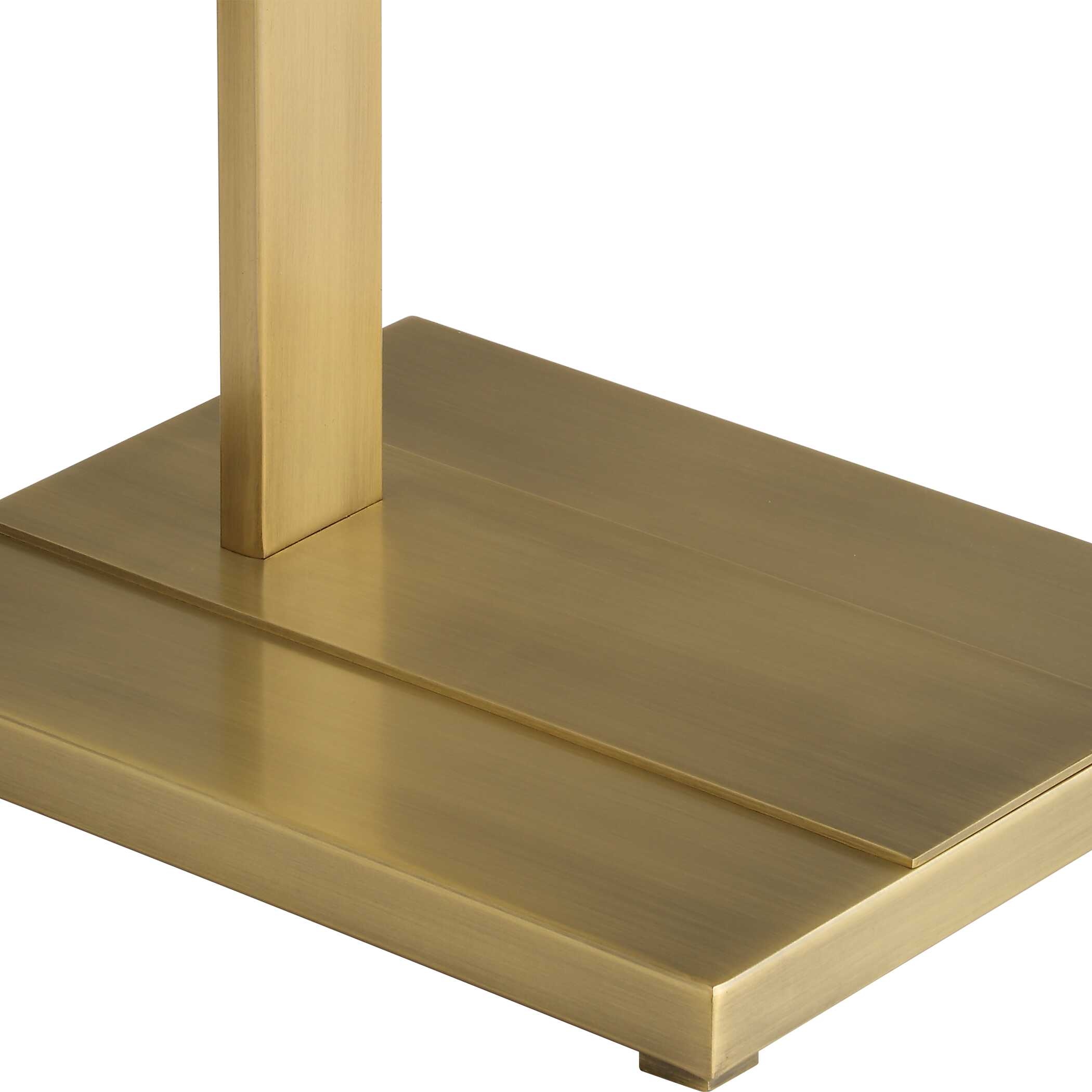 Uttermost Laight Laight Antique Brass Floor Lamp