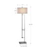 Uttermost Floor Lamps Mannan Modern Floor Lamp