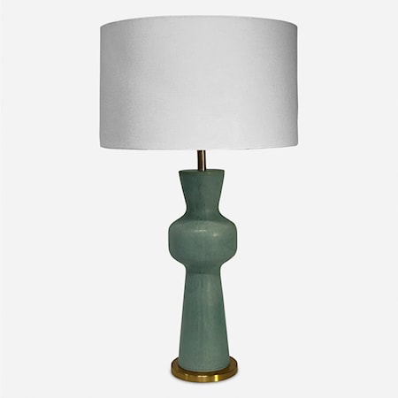 Pollard Slate Green Table Lamp