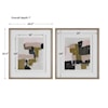 Uttermost Color Block Color Block Framed Prints Set/2