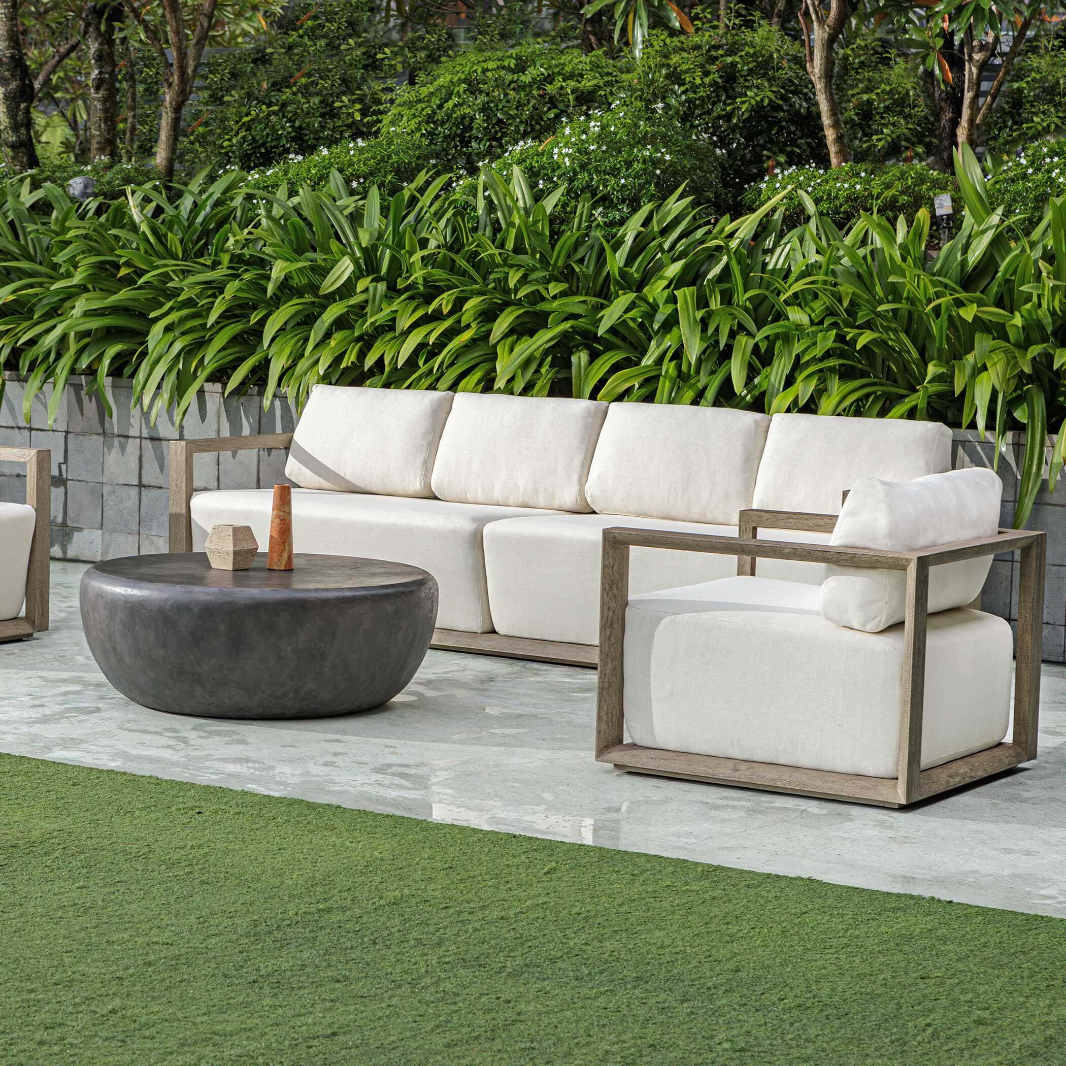 Uttermost Remsen Remsen Outdoor Gray Sofa