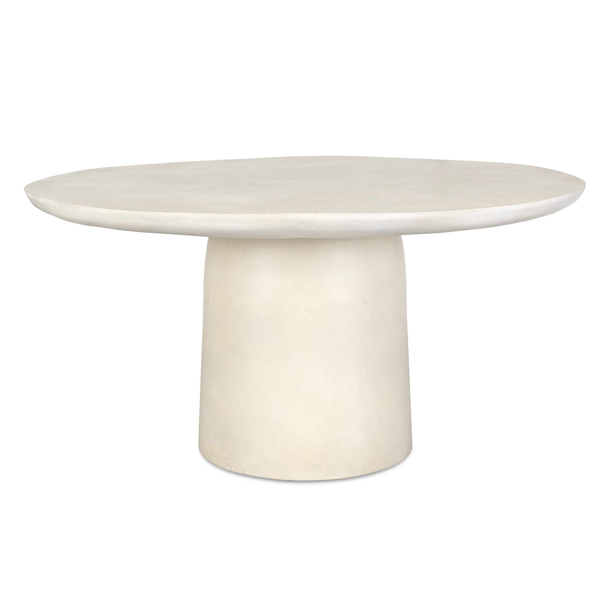 Madrone Warm White Outdoor Dining Table