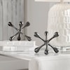 Uttermost Accessories Harlan Black Nickel Objects, S/2