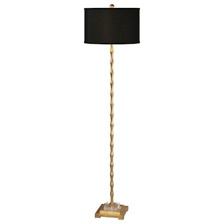 Quindici Metal Bamboo Floor Lamp