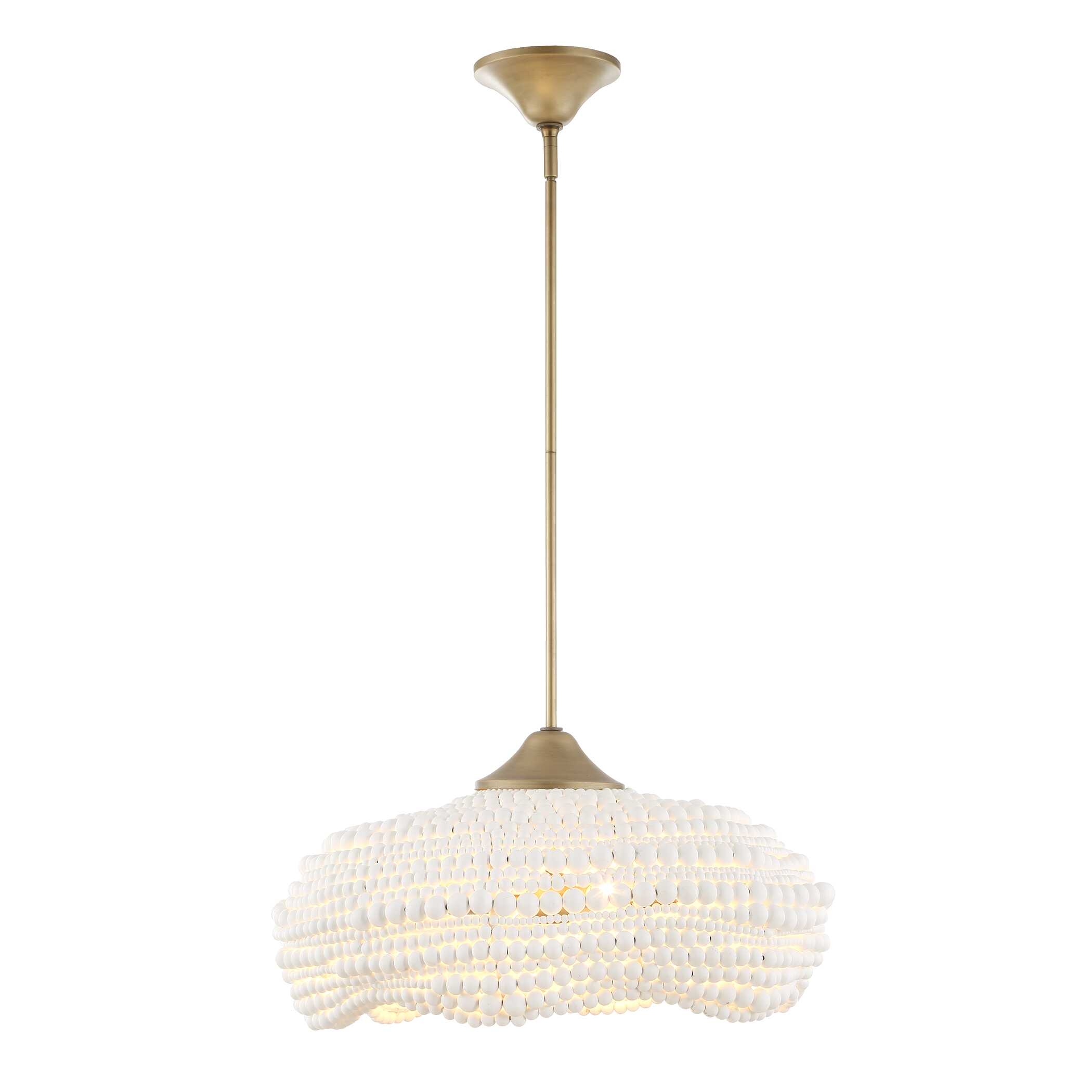 Uttermost Biddeford Biddeford 5 Light White Beaded Pendant