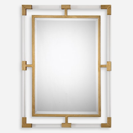 Balkan Modern Gold Wall Mirror