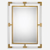 Uttermost Mirrors Balkan Modern Gold Wall Mirror