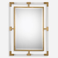 Balkan Modern Gold Wall Mirror