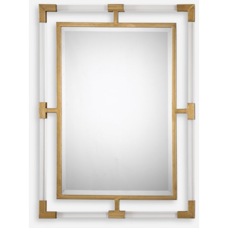Balkan Modern Gold Wall Mirror