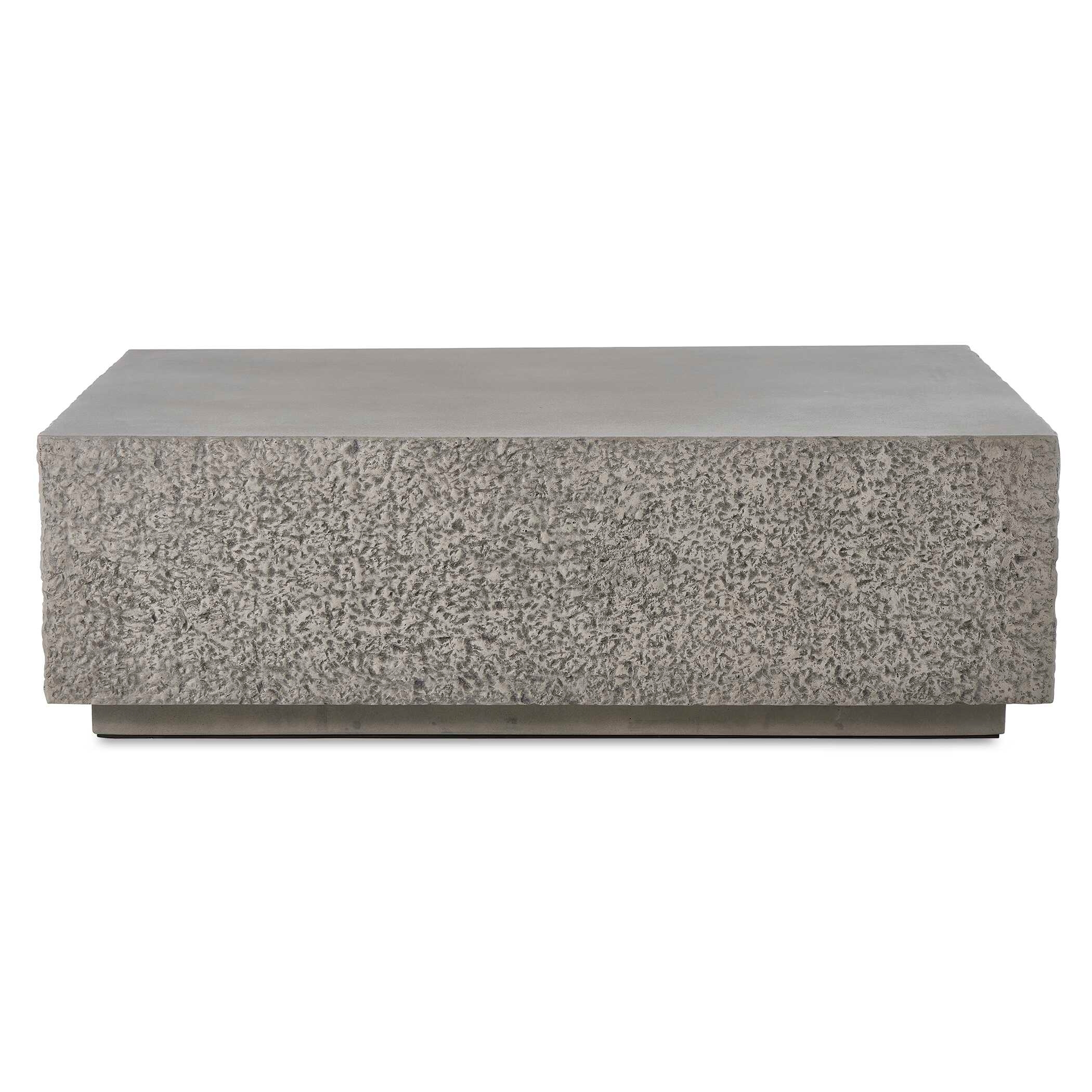 Hesston Outdoor Concrete Coffee Table